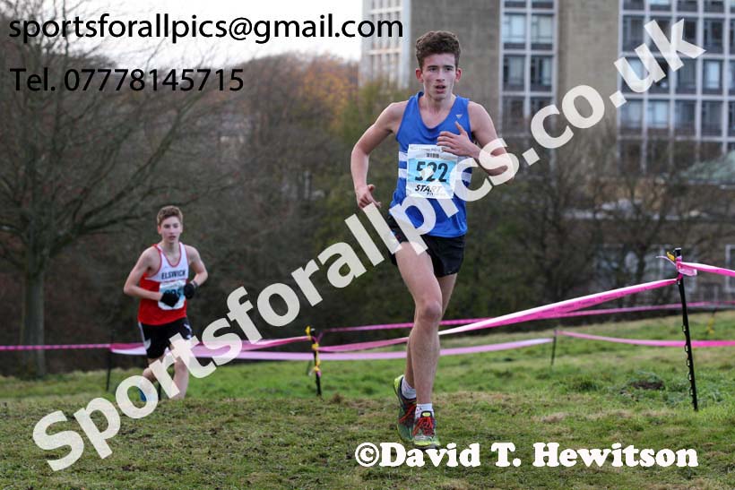 Mens under-17s 2017 Start Fitness North Eastern Harrier League, Aykley Heads, Durham. Photo:  David T. Hewitson/Sports for All Pics